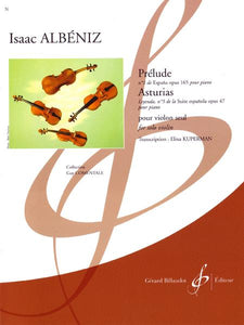 Albeniz-Prelude-opus-165-Asturias-Opus-47-Solo-Violin