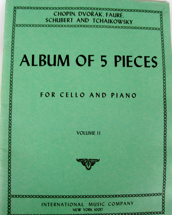 Album of 5 Pieces for Cello & Piano