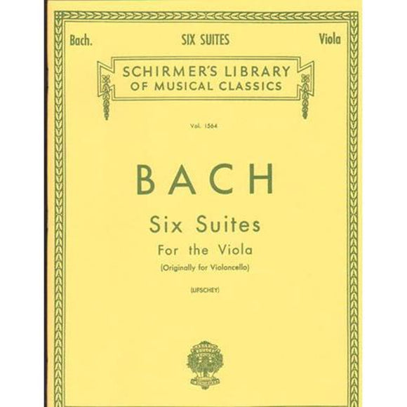 Bach-Six-Suites-for-the-Viola-Schirmer's-Library-of-Musical-Classics