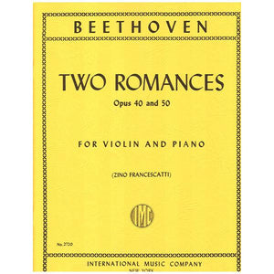Beethoven-Two-Romances-Violin-Music