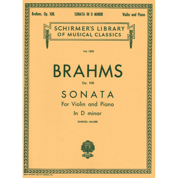 Brahms-Sonata-D-Minor-Violin-Music-Schirmer