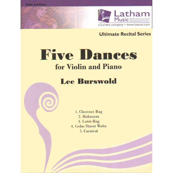Lee-Burswold-Five-Dances-Violin-Music-Latham