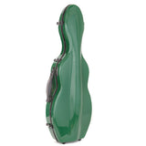 Cello-Shaped-Fiberglass-Violin-Case-Green