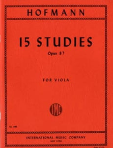 Hofmann-15-Studies-Op.87-for-Viola-Solo