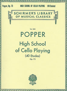 Popper-High-School-of-Cello-Playing-40-Etudes-Opus-73-Schirmer