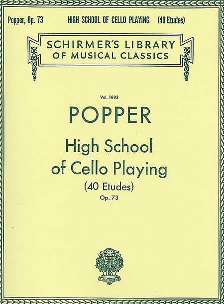Popper-High-School-of-Cello-Playing-40-Etudes-Opus-73-Schirmer