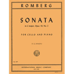 Romberg Sonata in C Major for Cello & Piano