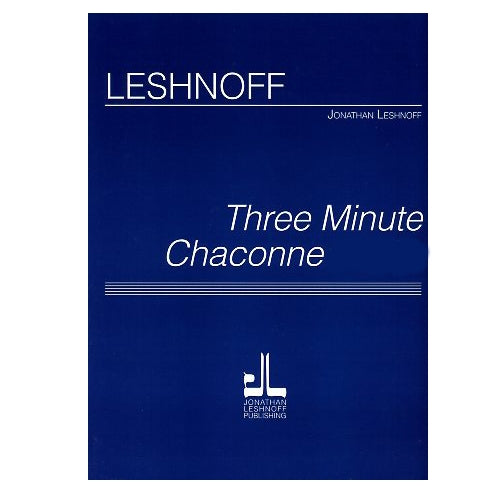 Leshnoff-Three-Minute-Chaconne-Cello-Music
