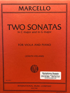 Marcello Two Sonatas in C Major and in G Major for Viola and Piano